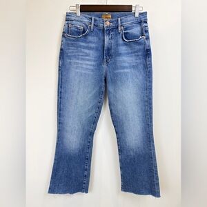MOTHER Insider Crop Step Fray Jeans Size 28